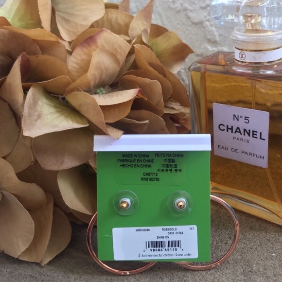 Kate Spade Shine On Twisted Hoop Earrings - Picture 4 of 4